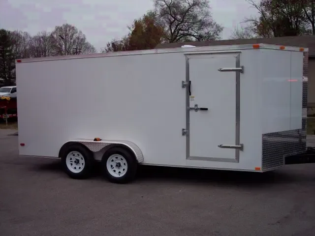 16FT ENCLOSED CARGO TRAILER W/V-NOSE