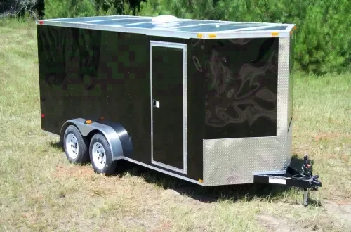 16ft Black V-nose BP Cargo Trailer