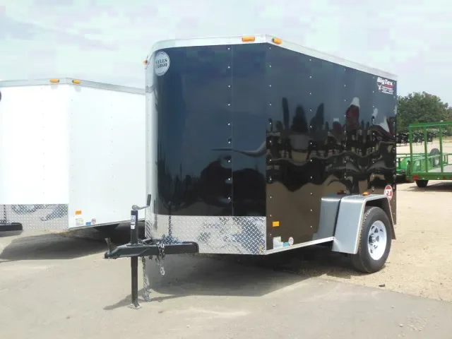 8ft Single rear door - black