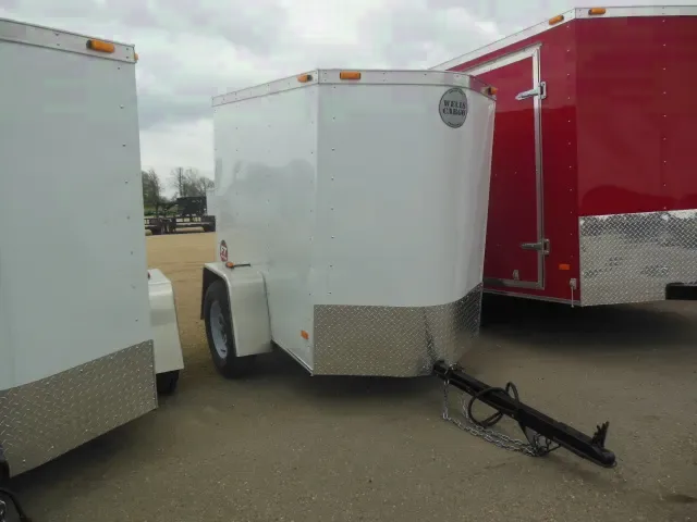 8ft Cargo Trailer with One Swinging Rear Door
