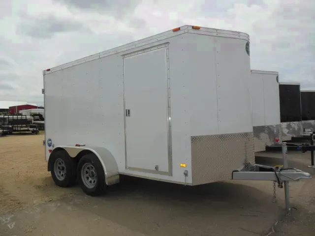 12ft White Double Rear Doors