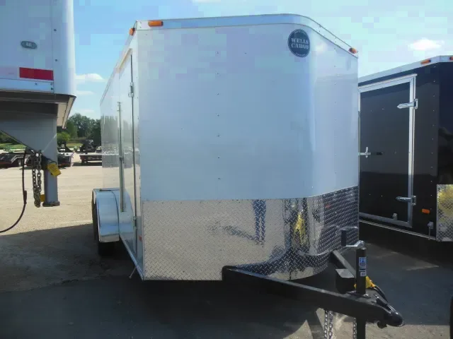 14ft with Ramp-White. Tandem Axle 3500lb Axles