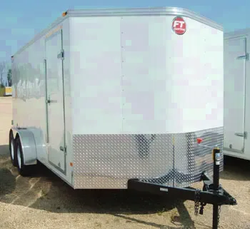 16ft Double Rear Doors-Electric Brakes