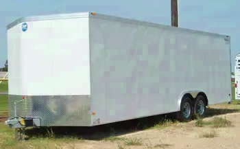 24ft Wedge Nose with Ramp and 5200lb axles