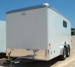 14ft Lined and Insulated Cargo with Checker board Flooring