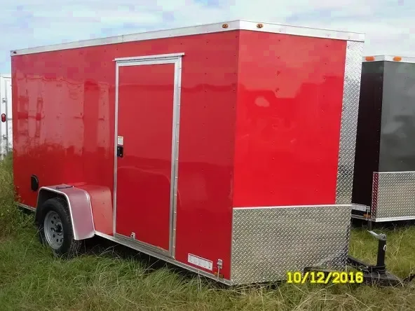 12ft SA Cargo Trailer w/Barn Doors