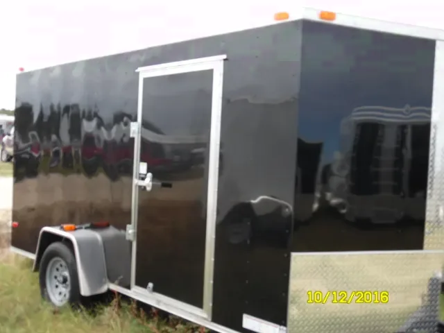 12ft SA Cargo Trailer, Ramp Door, V-Nose