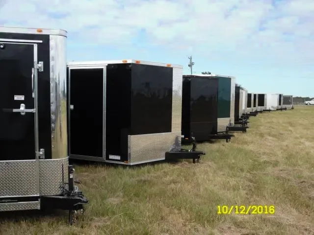 14ft N-Nose Black Cargo Trailer