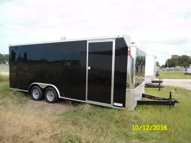 16ft Cargo Trailer V-nose, ramp
