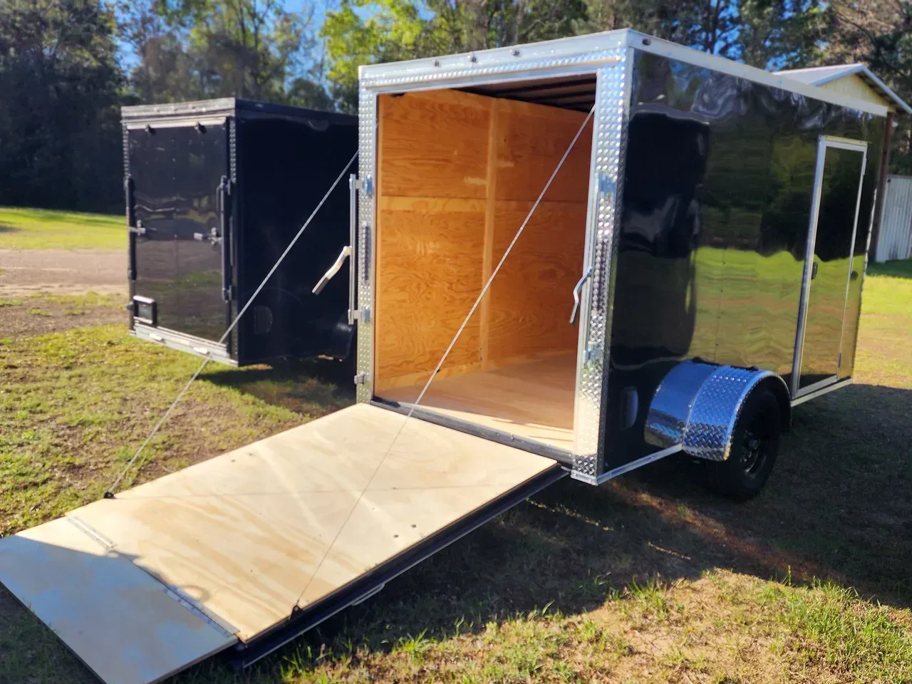 6x12 Single Axle Enclosed Cargo Trailer