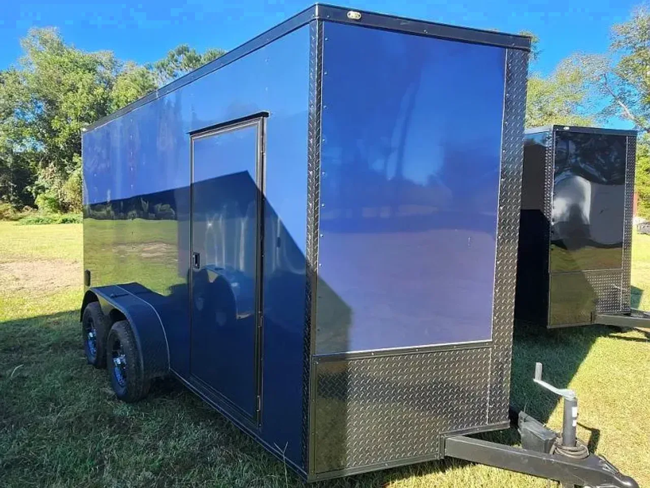 2025 Steel Pines Cargo SPC 7X14TA2 All Purpose Enclosed Cargo Trailer Blue Color Cargo / Enclosed Trailer for Sale | Col
