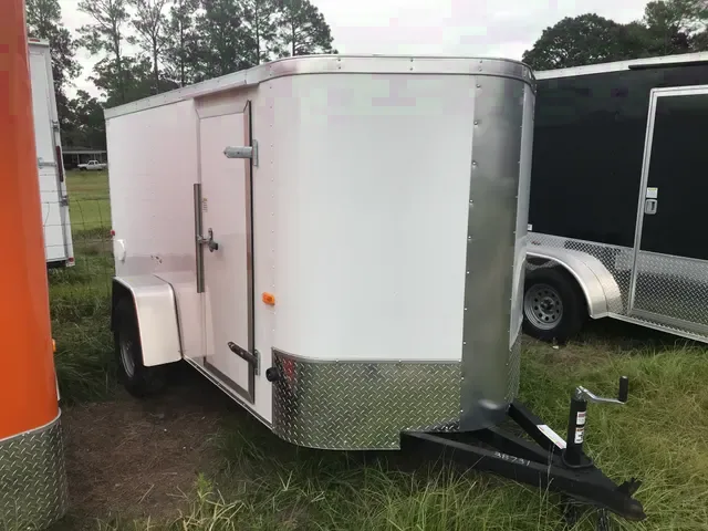 10ft Cargo Trailer - 16 Inch On Center Floors - Side Door