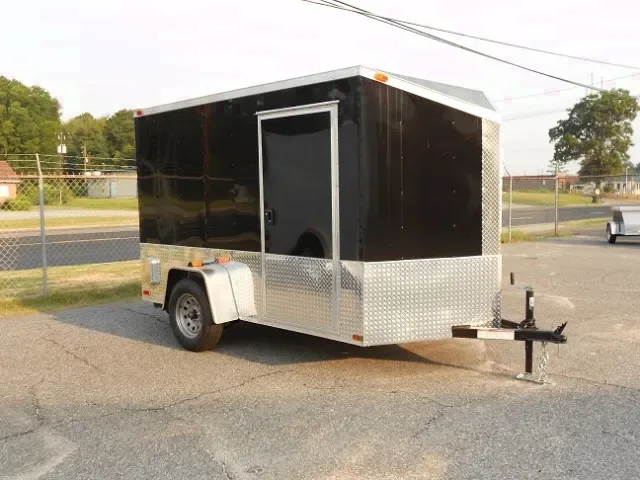 10ft V-Nose Black SA Cargo Trailer