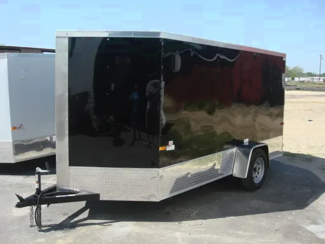 12ft Single Axle - V-nose, Ramp