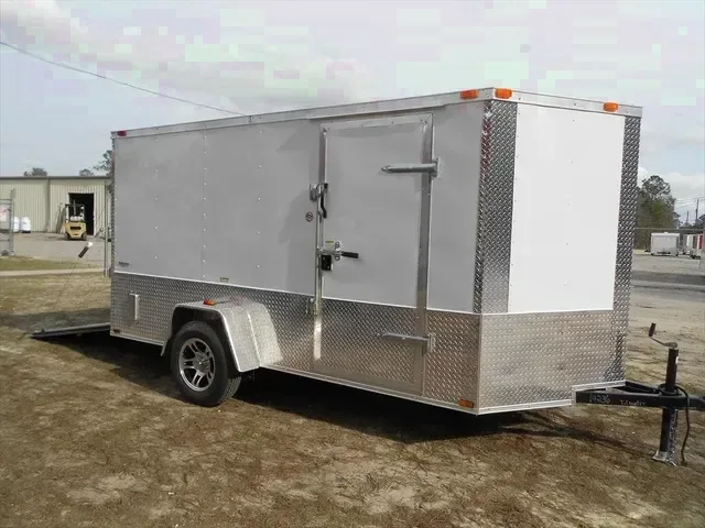 2026 Brand New Model 6 x 12 Single Axle, Enclosed Motorcycle Cargo Trailer