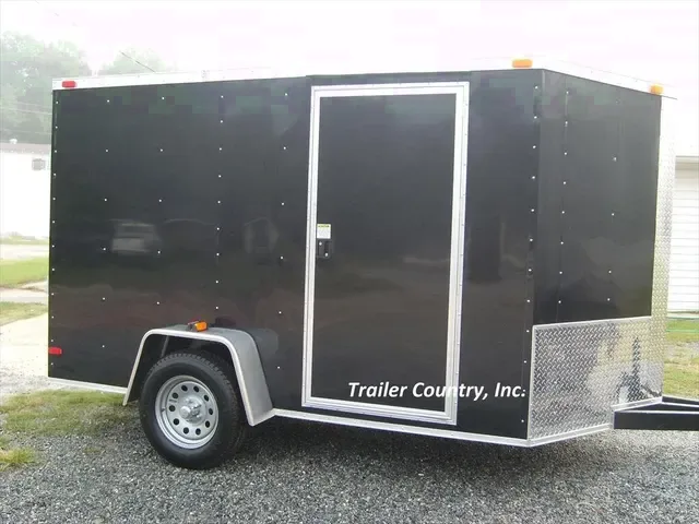 2026 Brand New ALL AMERICAN Series 6x12 Single Axle, V-Nosed Enclosed Trailer