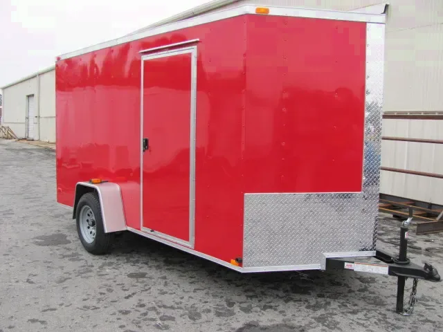 12FT S.A. Trailer Red V-Nose