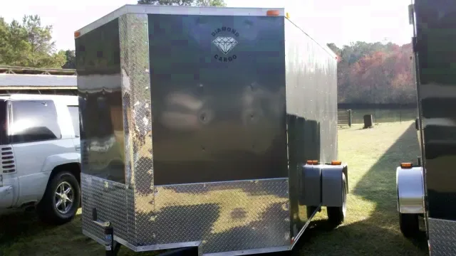 12ft S.A. Charcoal Gray Cargo Trailer