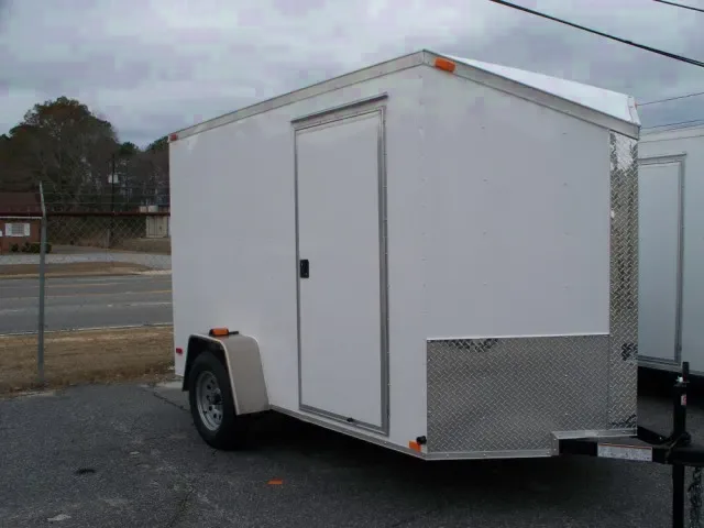 12FT S.A. V-NOSE SLANT CARGO TRAILER