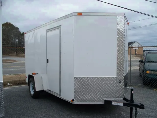 12FT WHITE S.A. CARGO TRAILER