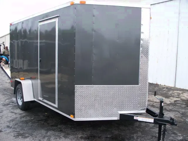 GRAY12FT S.A. CARGO TRAILER