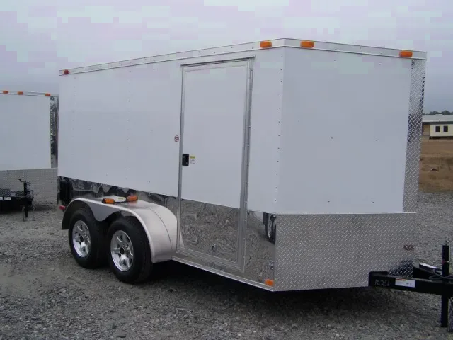12FT T.A. CARGO TRAILER-WHITE