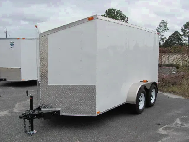 12FT T.A. SLANT V-NOSE CARGO TRAILER