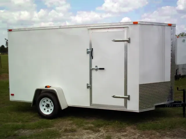 12ft Cargo Trailer w/Rear Barn Doors
