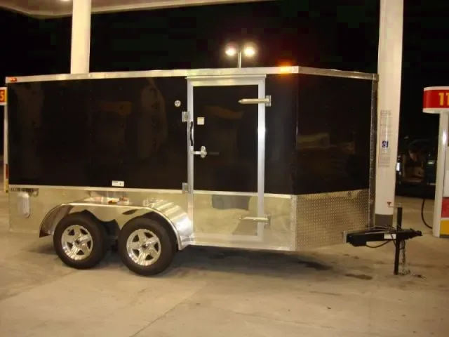 12FT TANDEM 3500LB AXLES CARGO TRAILER