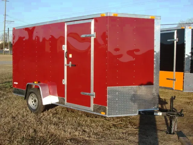 12FT SA RED CARGO TRAILER