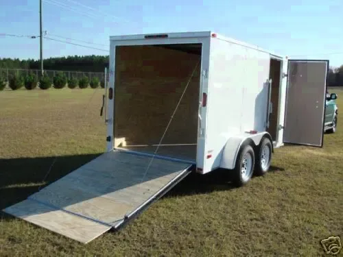 12FT TANDEM 3500LB AXLE CARGO TRAILER