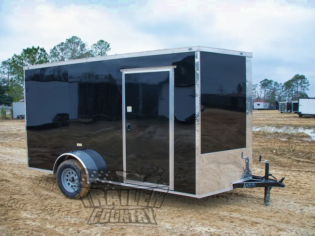 2026 Brand New 6 X 12 Single Axle, V-Nosed Enclosed Motorcycle Cargo Trailer