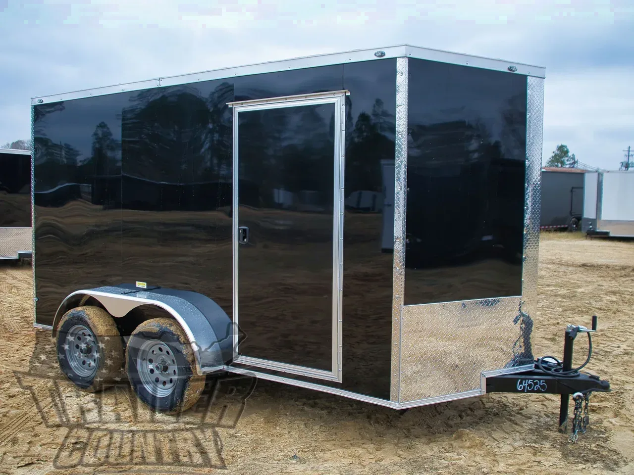 2026 Brand New 6x12 Tandem Axle, V-Nosed Enclosed Trailer W/ Ramp!