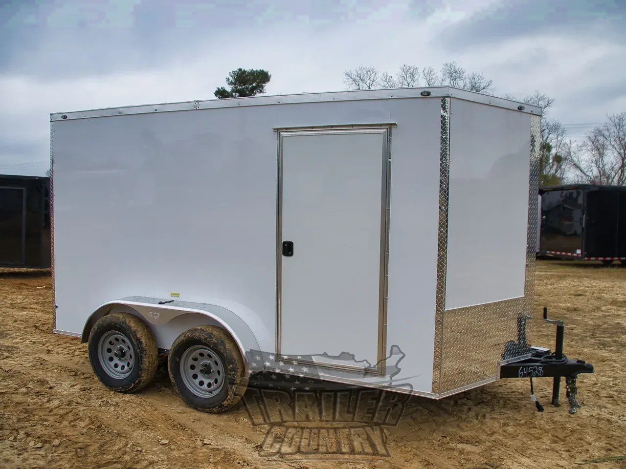 2026 Brand New 6x12 Tandem Axle, V-Nosed Enclosed Trailer W/ Ramp!
