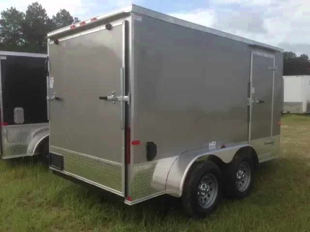 12ft Tandem Axle - Pewter V-nose