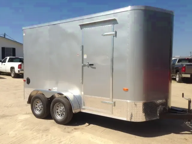 12ft Tandem Axle -  - 7 foot Height - Rounded V-nose