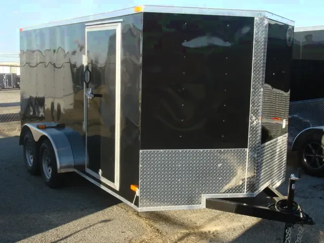12ft T.A. BLACK CARGO TRAILER