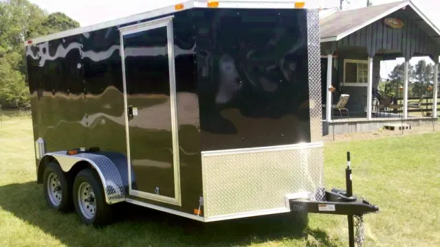 12FT TANDEM 3500LB AXLE CARGO TRAILER