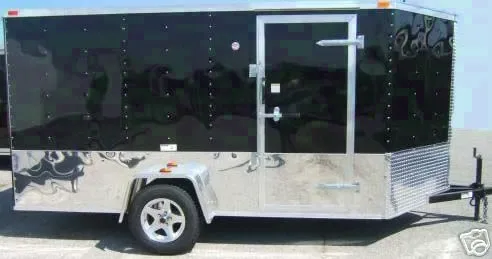 12FT CARGO TRAILER W/MOTORCYCLE PACKAGE