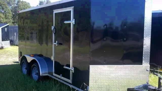 14ft Tandem Axle V-Nose Black
