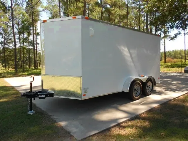 14ft T.A. V-Nose Ramp Cargo Trailer