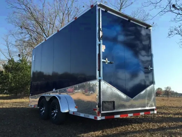 16ft - 5200lb  Axles - E-track - 8 Foot - Cargo Trailer