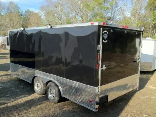 Black 16ft Enclosed Cargo
