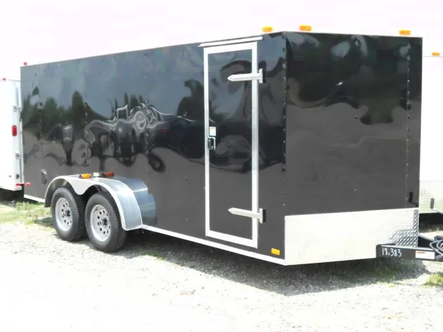 16ft Black T.A. Cargo Trailer