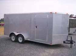 16FT T.A. Silver Cargo Trailer