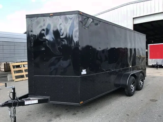 16ft TA - Cargo Trailer - Blackout Package  - LEDs