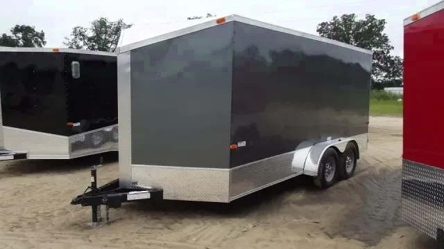 16ft Tandem Axle, Slant-V, Ramp