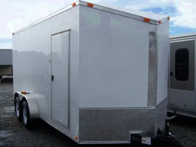 18ft V-Nose TA Bumper Pull Cargo Trailer