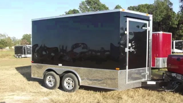 12ft Tandem Axle  - Door in V and Ramp Rear Door