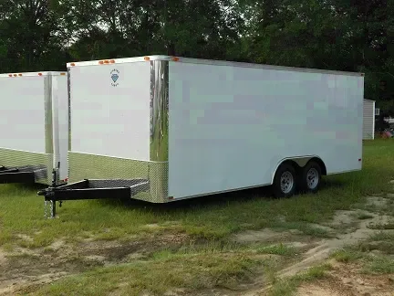 20ft Flat Front Cargo/Auto Trailer